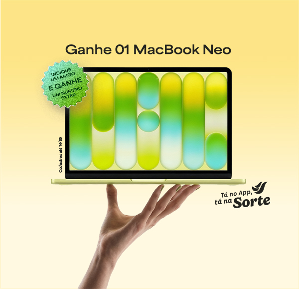 Sorteio de 01 Macbook Neo